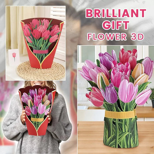 Pop-up Flower Bouquet Greeting Cards