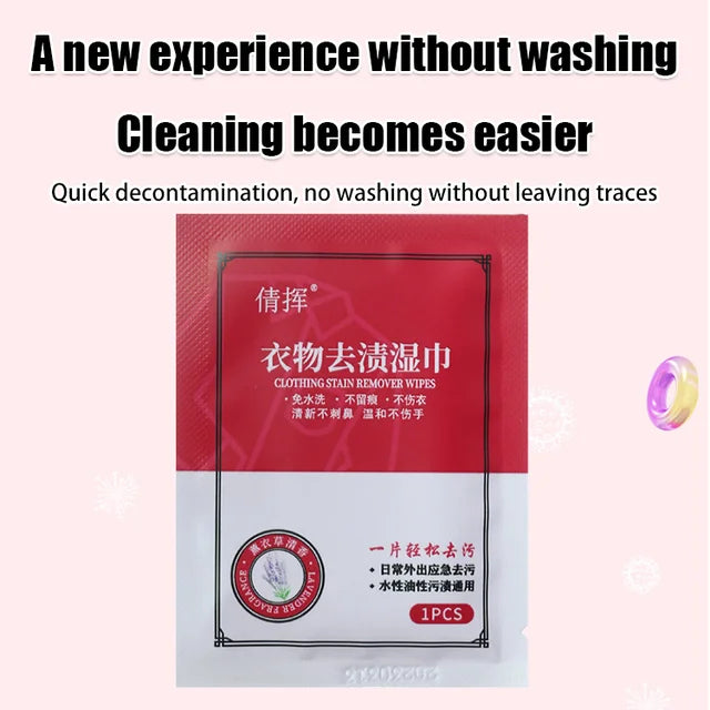 Stain Removal Wet Wipes