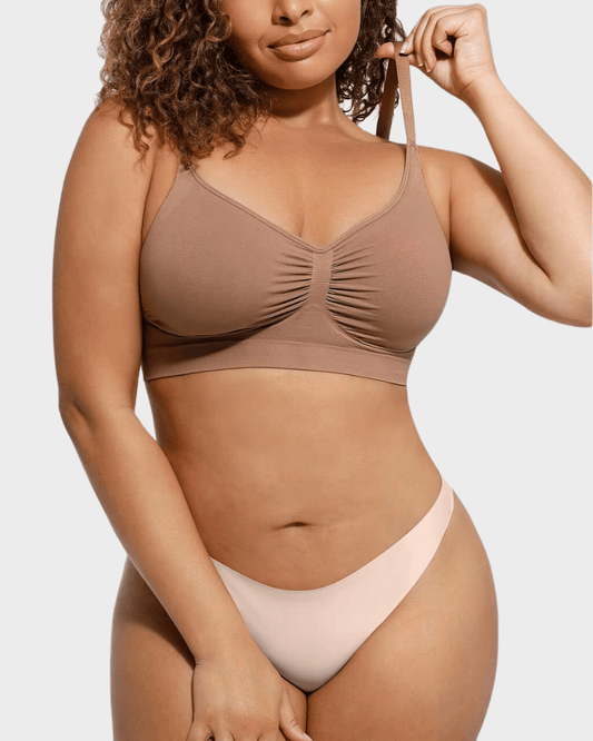 🔥Women's Full Coverage Non-Padded Wireless Sculpt Bra