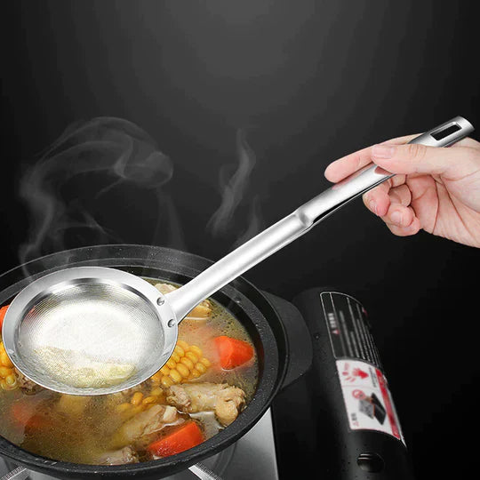 Stainless Steel Oil Colander Spoon