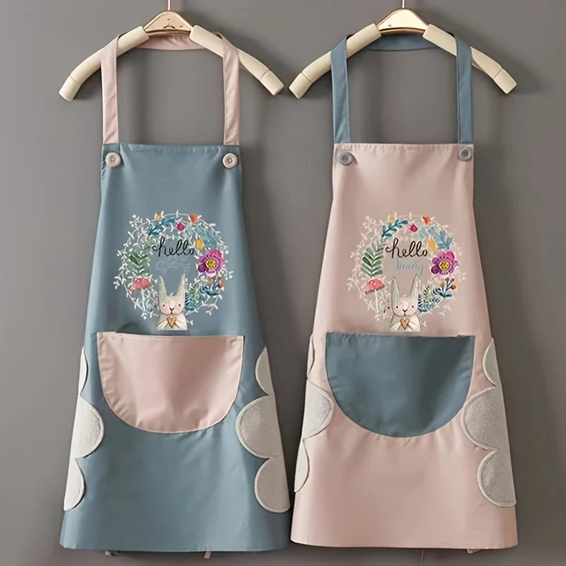 Waterproof hand towel apron