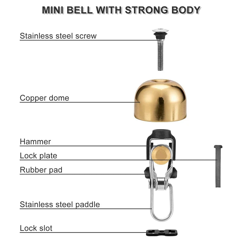 MinimalX Bicycle Bell