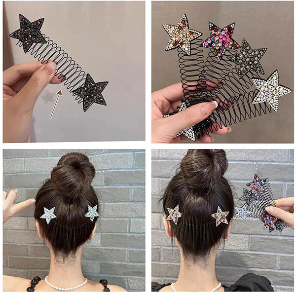 💖2023 Hot Sale💖Invisible Star Hair Clip（5PCS)