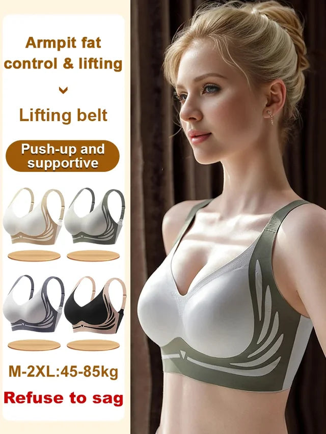 Lifting Anti-Sagging Wireless Push-up Bra