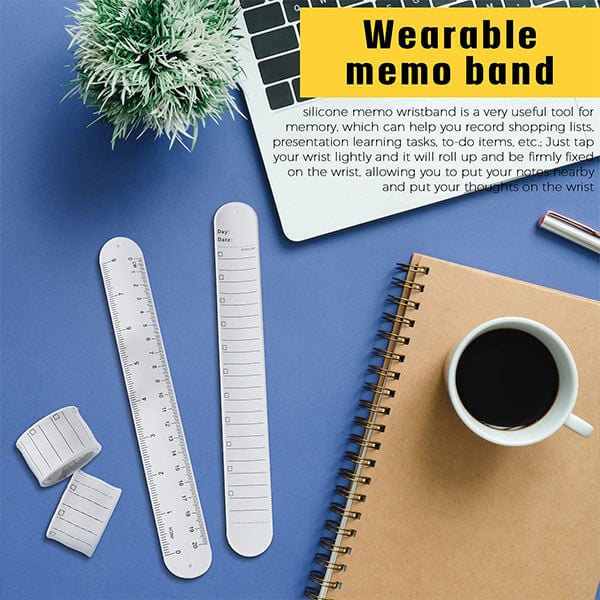 Reusable Silicone Memo Wrist Band