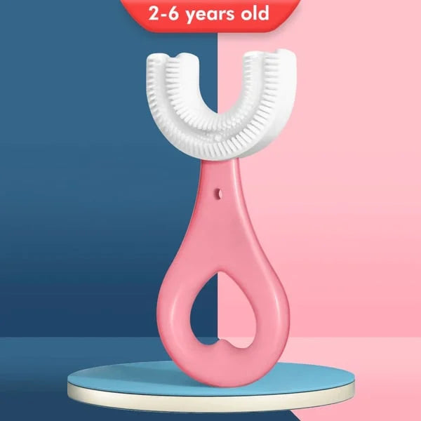 🎁360° Kids U-Shaped Toothbrush