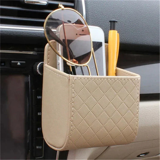 Car Seat PU Back Storage