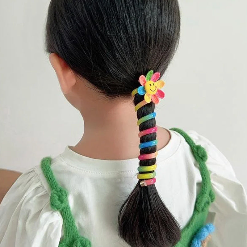 Colorful Telephone Wire Hair Bands