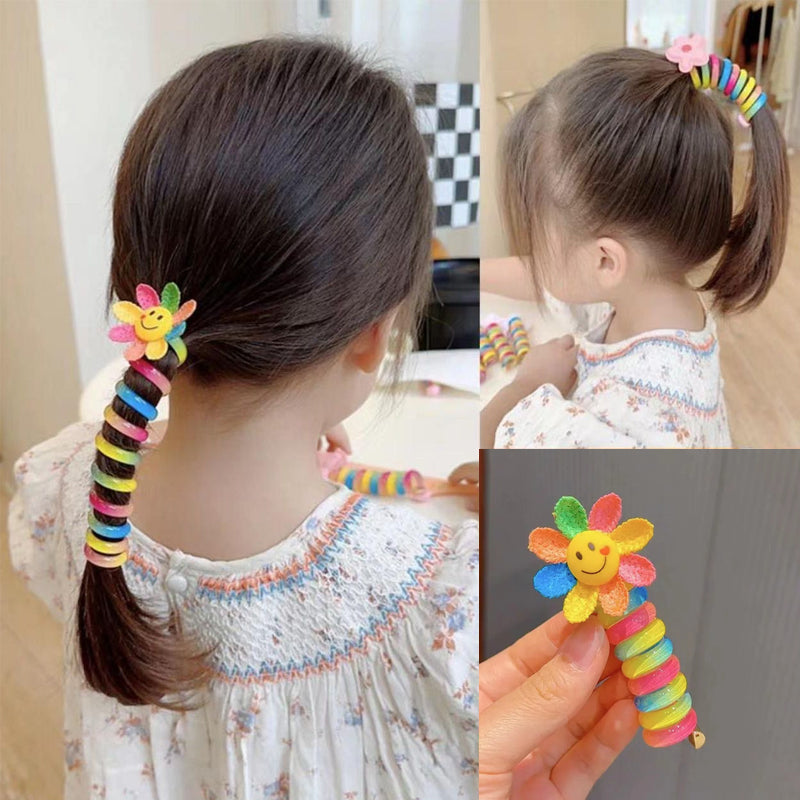 Colorful Telephone Wire Hair Bands