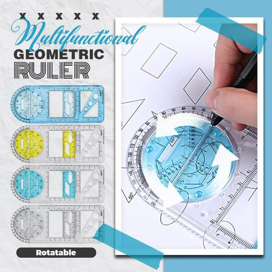 MULTIFUNCTIONAL MATH GEOMETRIC RULER