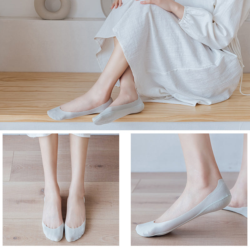 Non-slip Ice Silk Socks（3Pcs）