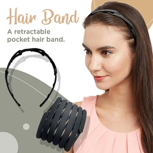 Retractable Pocket Hair Band