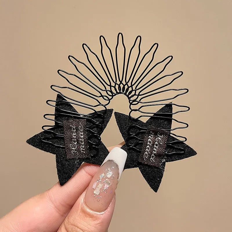 Rhinestone Star Broken Hair Comb