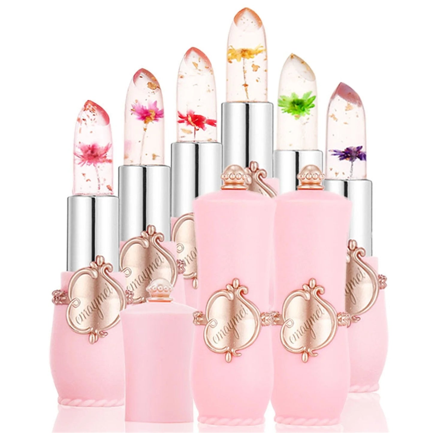 Crystal Jelly Flower Color Changing Lipstick