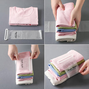 Self-adhesive Clothes Storage Roll-up Straps（2 Pcs）