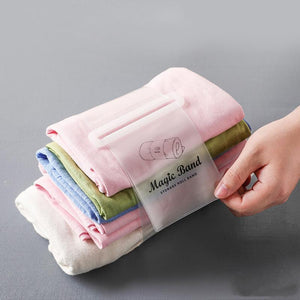 Self-adhesive Clothes Storage Roll-up Straps（2 Pcs）