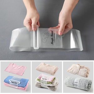 Self-adhesive Clothes Storage Roll-up Straps（2 Pcs）