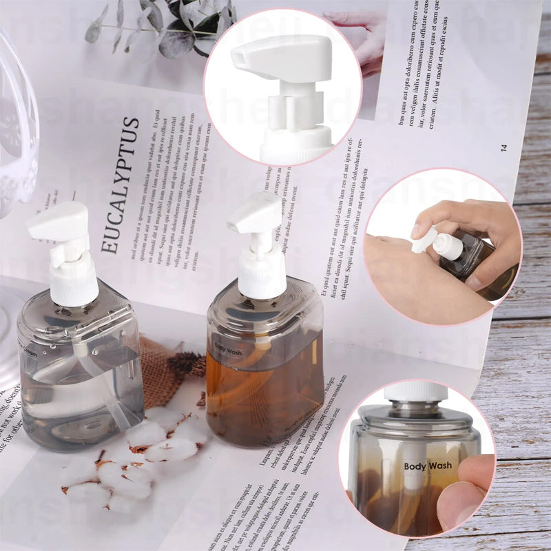 Portable Travel Bottle Set With Shampoo Dispenser