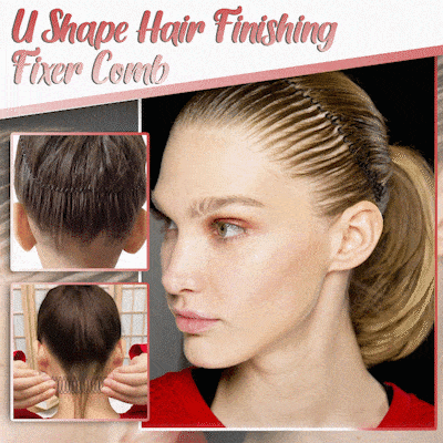U Shape Hair Finishing Fixer Comb