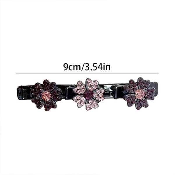 Fashion Flower Braided Hair Clips