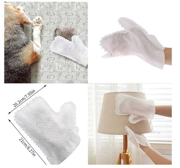 Reusable Dust Removal Gloves