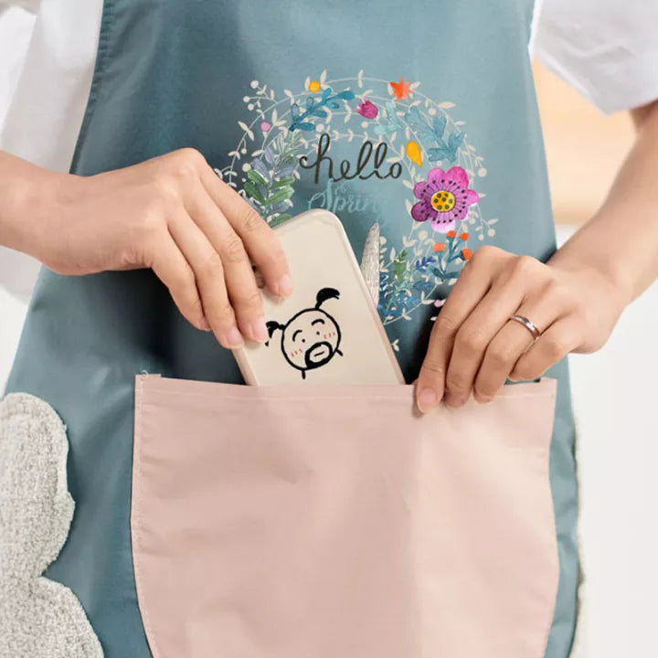 Waterproof hand towel apron