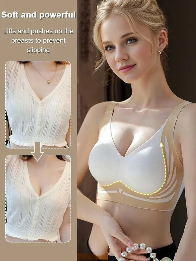 Lifting Anti-Sagging Wireless Push-up Bra