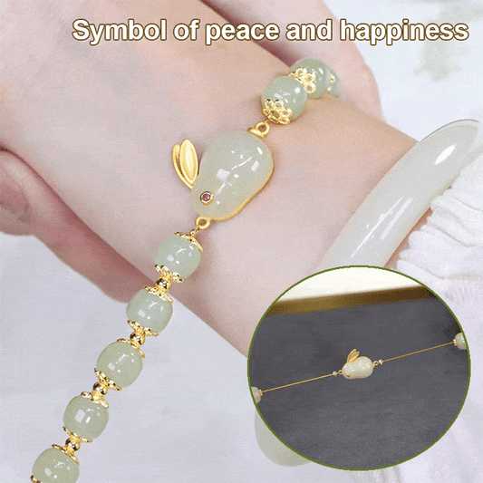 Jade rabbit bracelet