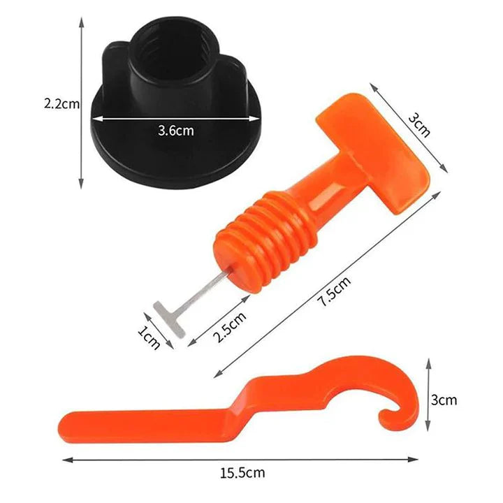 Reusable Tile Leveling System