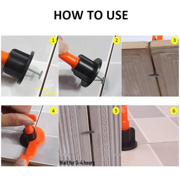 Reusable Tile Leveling System