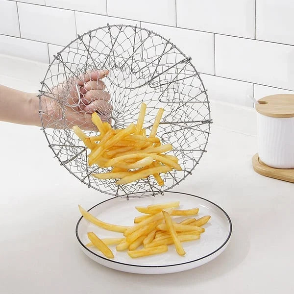 🔥LAST DAY 30% OFF🔥304 Stainless Steel Foldable Fry Basket