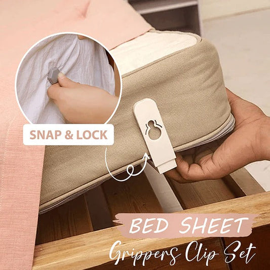 Bed Sheet Grippers Clip Set（4 Pcs）
